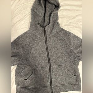 Lululemon Scuba Oversized Full Zip in Gray XS/S
